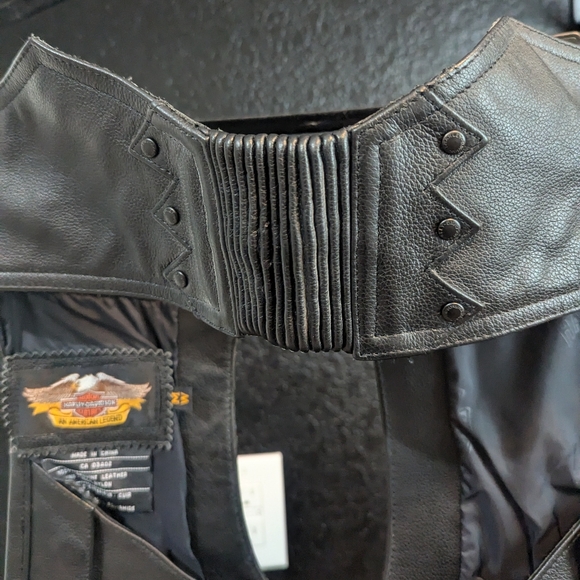 Harley Davidson Woman's Medium Leather Chaps - Picture 6 of 14